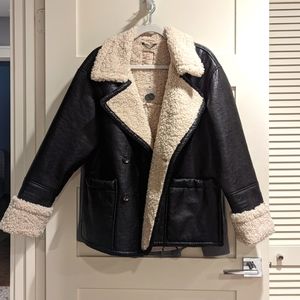 We the Free Kaja Vegan Bonded Peacoat